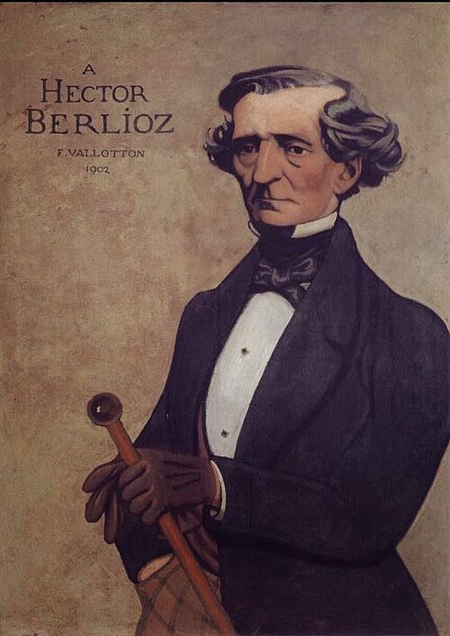 Portrait d'Hector Berlioz, 1902, Félix Vallotton