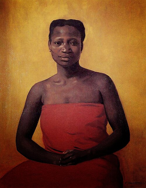 Femme noire assise de face, 1911, Félix Vallotton