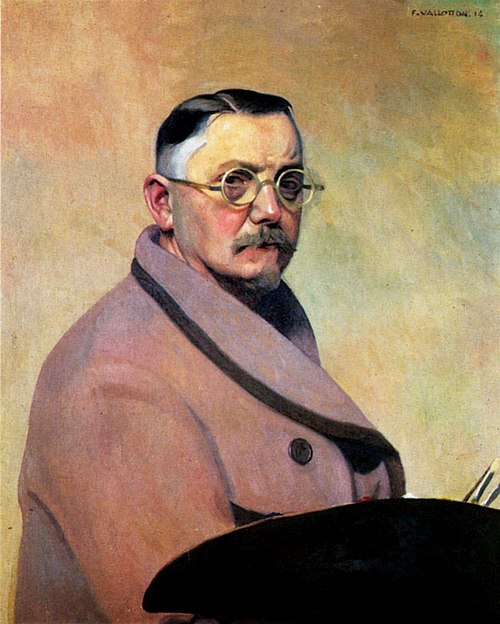 Autoportrait en robe de chambre, 1914, Félix Vallotton