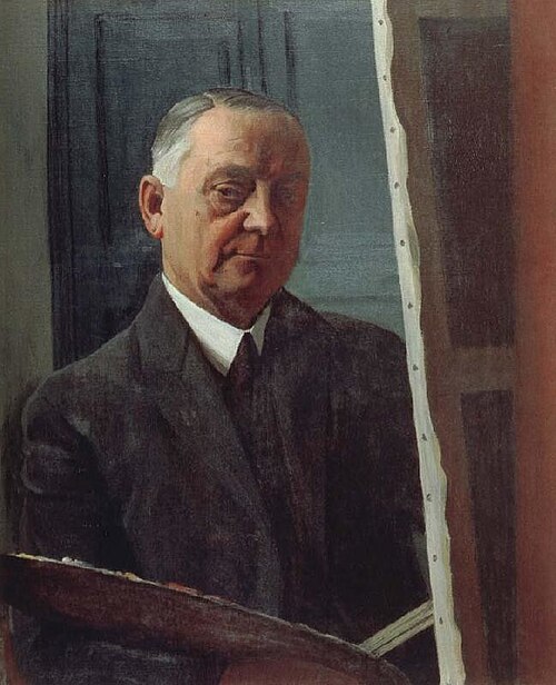 Self-portrait (Félix Vallotton, 1923), 1923, Félix Vallotton