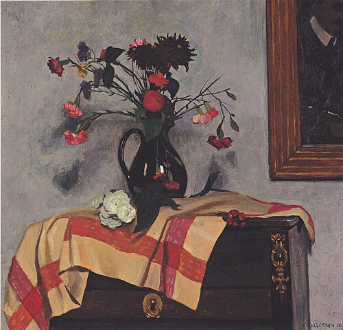 Nature morte avec autoportrait, 1906, Félix Vallotton