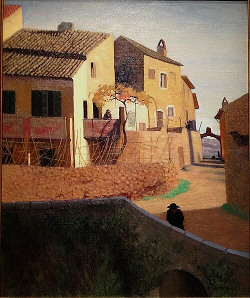 Pont à la romaine à Cagnes, 1923, Félix Vallotton
