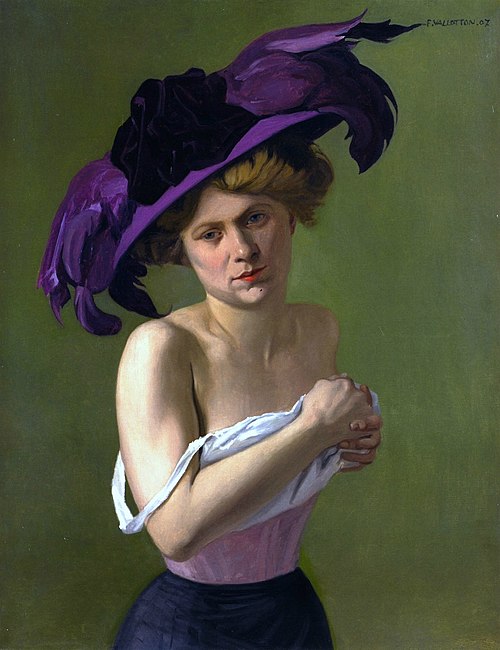 The violet hat, 1907, Félix Vallotton
