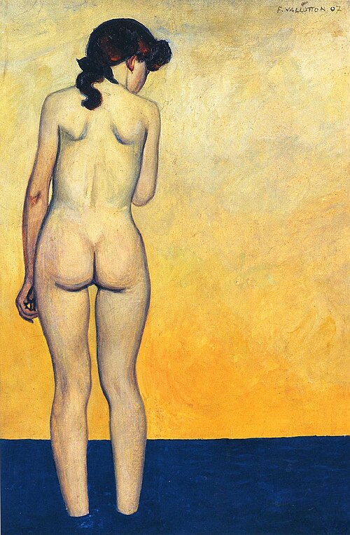 Adolescente entrant dans l'eau, 1907, Félix Vallotton