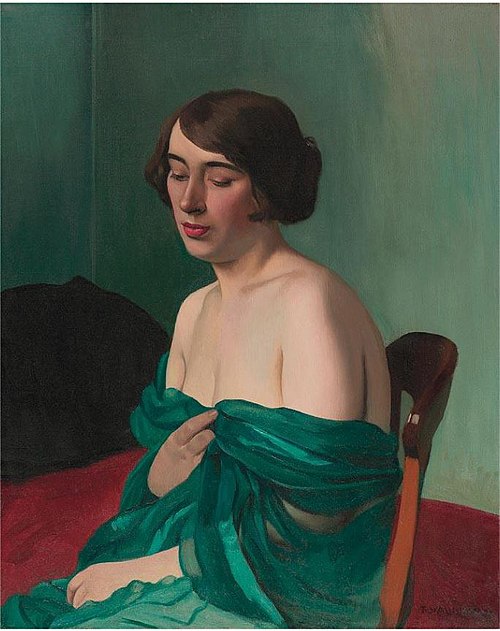 Portrait of a woman, , Félix Vallotton