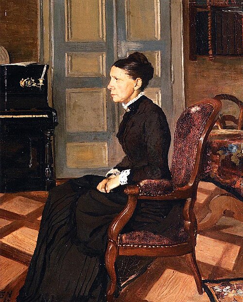 The Artist's Mother, 1884, Félix Vallotton