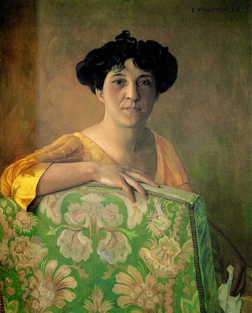 Portrait de Gabrielle Vallotton, 1908, Félix Vallotton
