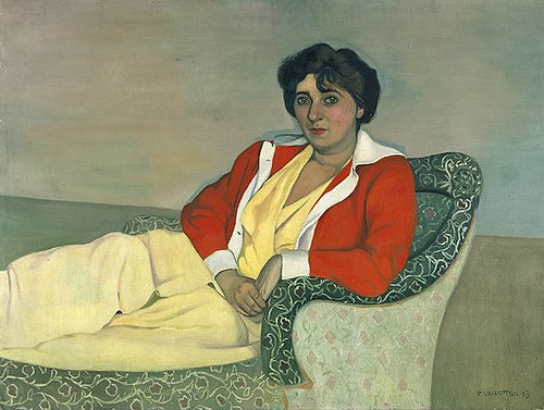 Le gilet rouge, 1913, Félix Vallotton