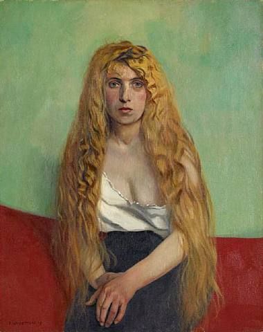 La chevelure blonde, 1915, Félix Vallotton