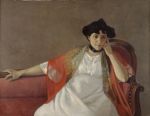 Portrait of Gabrielle Vallotton, 1905, Félix Vallotton