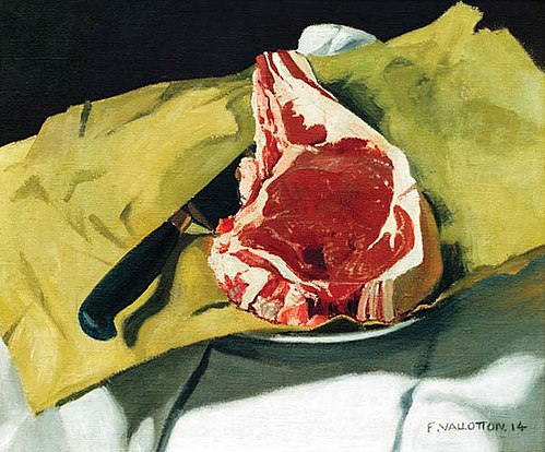 L'Entrecôte, 1914, Félix Vallotton