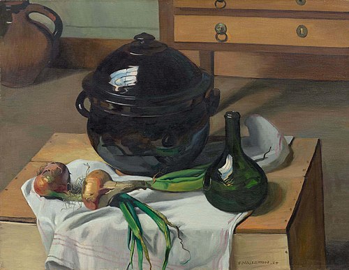 Oignons et soupière, 1925, Félix Vallotton