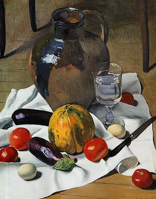 Nature morte avec cruche en terre cuite, 1923, Félix Vallotton