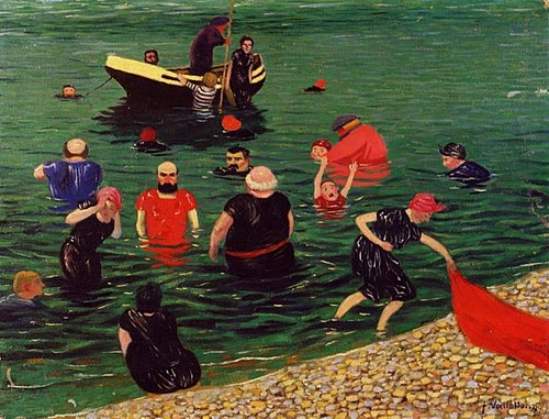 Bathing, 1899, Félix Vallotton
