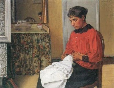 La Couturière, , Félix Vallotton