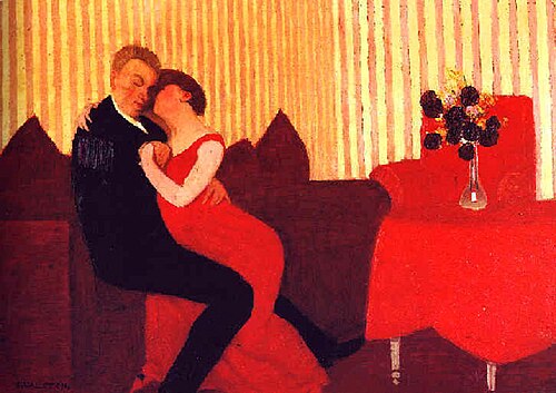 Le Mensonge, 1898, Félix Vallotton
