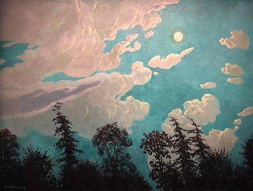 La nuit, effet de lune, 1909, Félix Vallotton