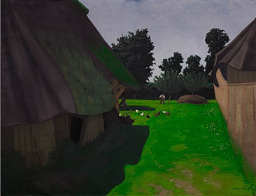 Cour de ferme, 1910, Félix Vallotton