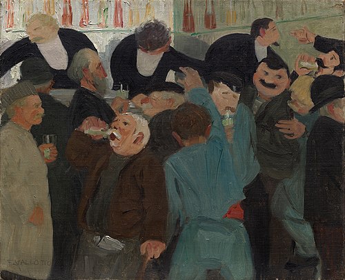 The Bistro, 1895, Félix Vallotton