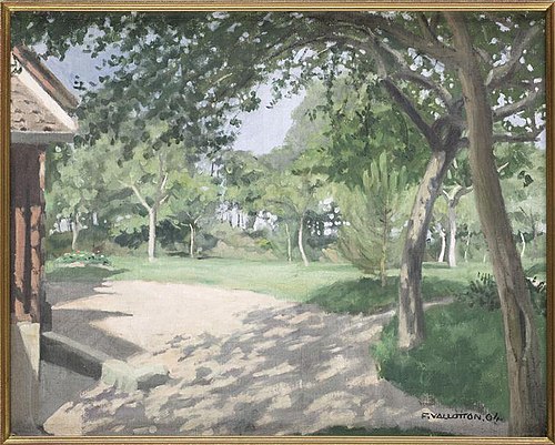 Varengeville, le jardin, le matin, 1904, Félix Vallotton