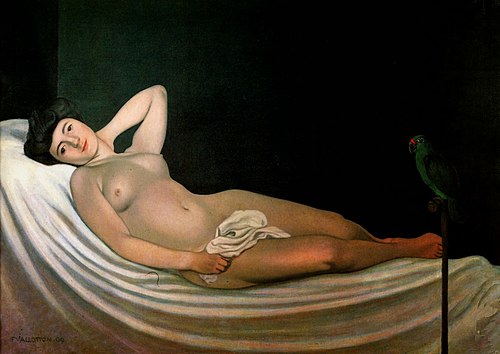Femme au perroquet, 1909, Félix Vallotton