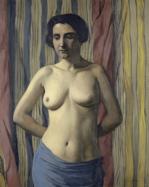 Nu à l'écharpe bleue, 1922, Félix Vallotton