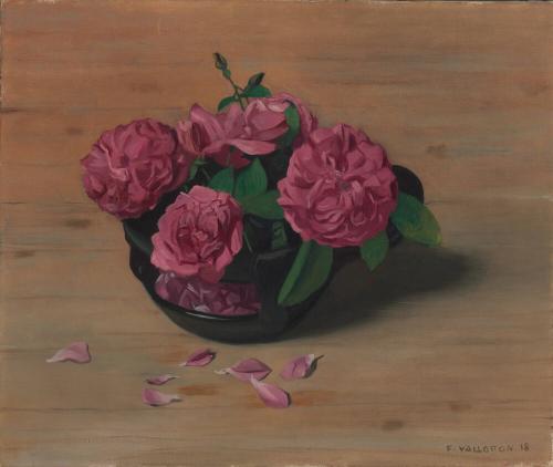 Roses et coupe noire, 1918, Félix Vallotton
