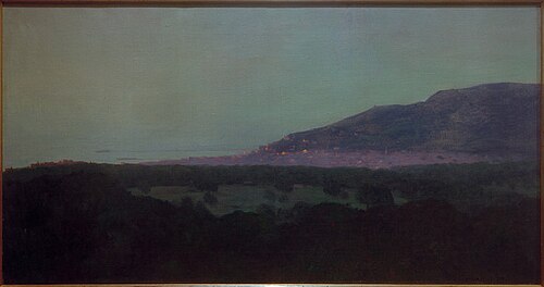 Vue de Trouville, le soir, 1910, Félix Vallotton