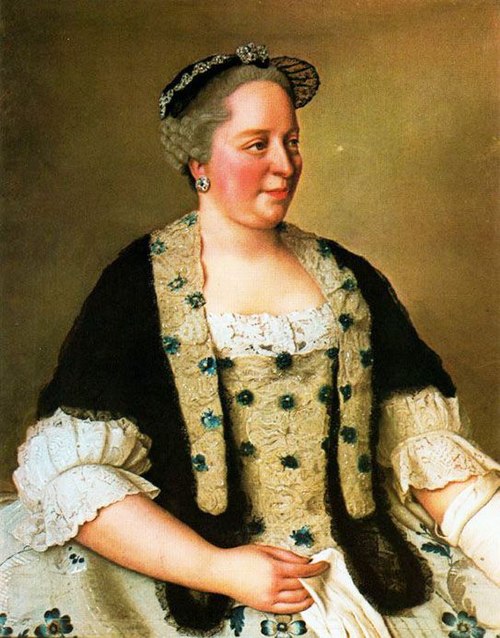 Portrait de l'impératrice Marie-Thérèse d'Autriche, 1762, Jean-Étienne Liotard