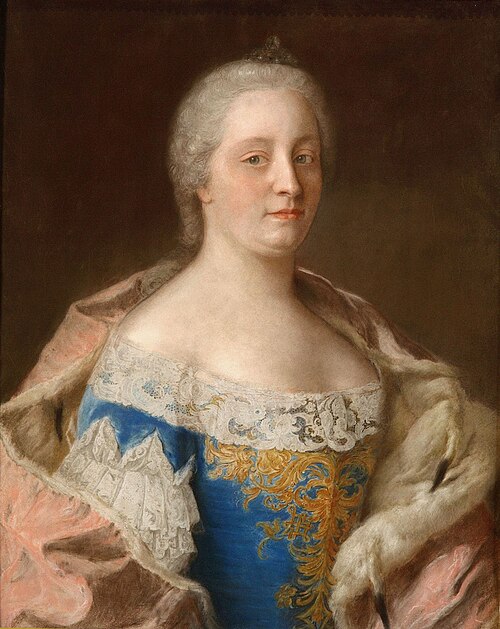Kaiserin Maria-Theresia von Österreich, 1743, Jean-Étienne Liotard