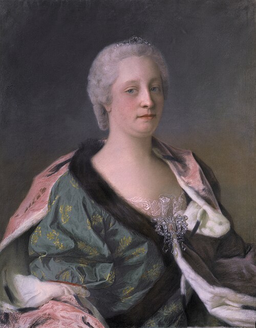 Portrait of empress Maria Theresia, 1745, Jean-Étienne Liotard