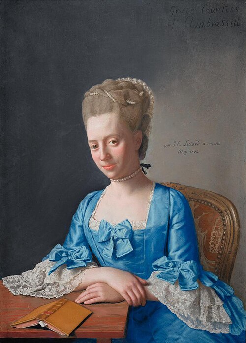 Grace, Countess of Clanbrassil, 1774, Jean-Étienne Liotard