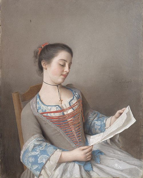 La Liseuse, 1746, Jean-Étienne Liotard