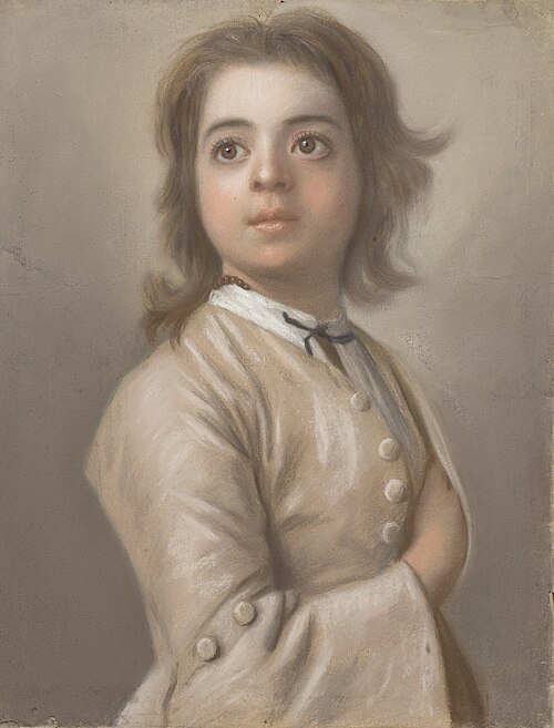 Portrait of a boy at half-length (study), 1736, Jean-Étienne Liotard