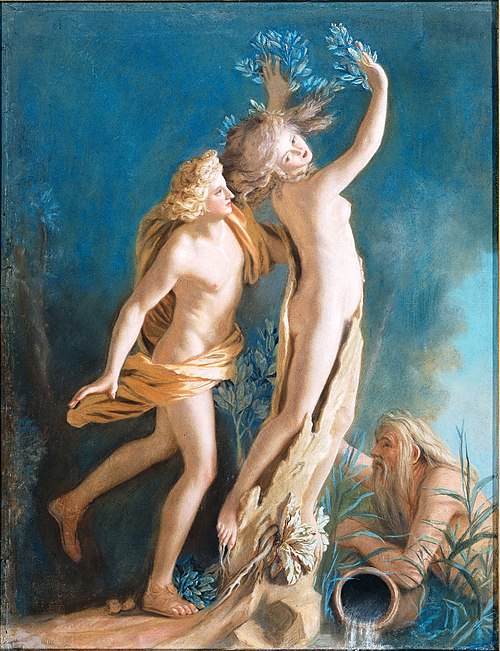 Apollon et Daphné d'après le groupe Antique de Palais Borghese, 1736, Jean-Étienne Liotard