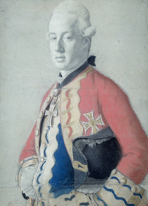 Portret van aartshertog Maximiliaan Franz van Oostenrijk (1756-1801), later aartsbisschop en keurvor, 1778, Jean-Étienne Liotard