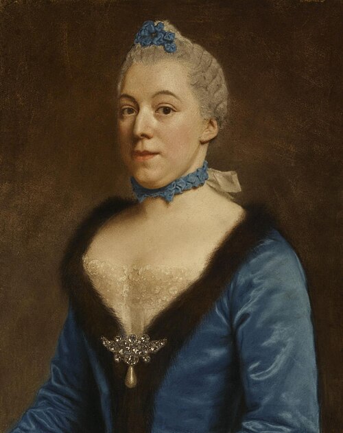 Portrait of Clara Magdalena Dedel (1727-1778) (copy), 1756, Jean-Étienne Liotard