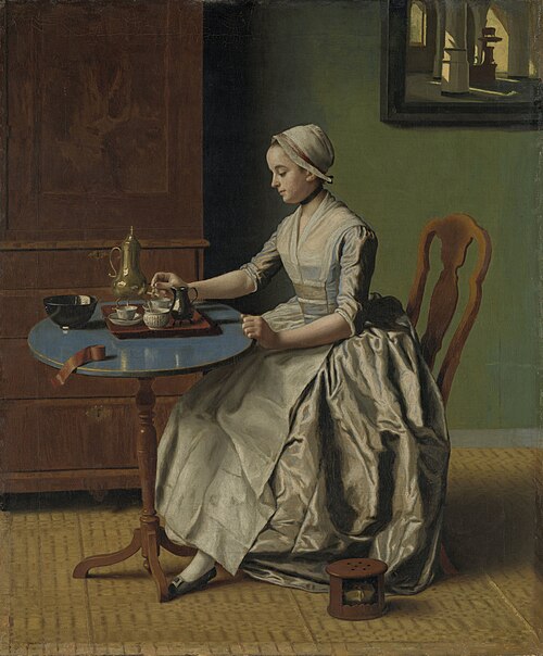 A Dutch Girl at Breakfast, 1756, Jean-Étienne Liotard
