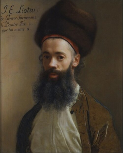 Self-portrait, 1744, Jean-Étienne Liotard