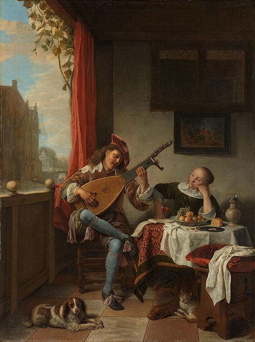 Le Joueur de luth, 1661, Hendrick Martensz Sorgh