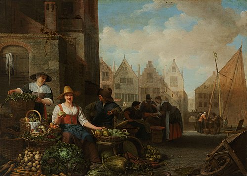 The Vegetable Market, 1662, Hendrick Martensz Sorgh