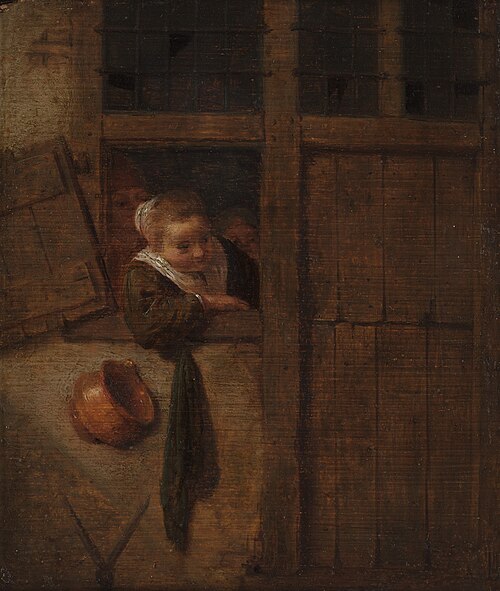Girl at the window, 1659, Hendrick Martensz Sorgh