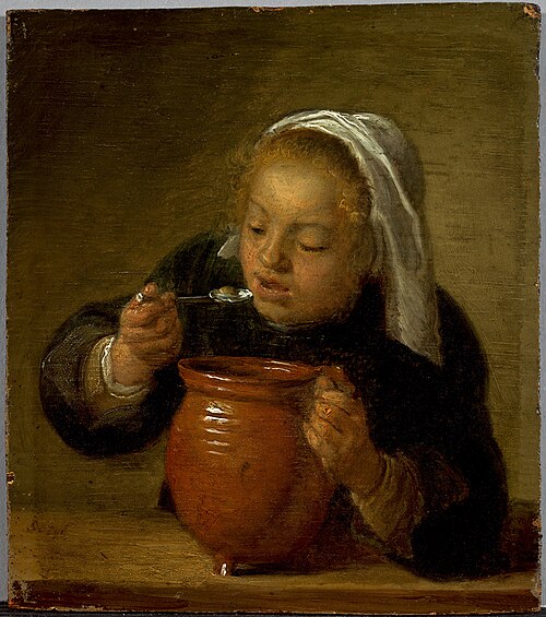 Etende vrouw, 1647, Hendrick Martensz Sorgh