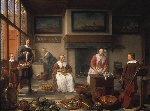 Group portrait of Jacob Bierens (1622-1664), Cornelia Haeck (1627-1687) and their children, 1663, Hendrick Martensz Sorgh