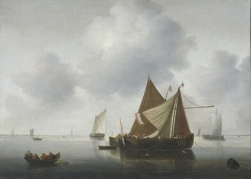 View of the Merwede, 1645, Hendrick Martensz Sorgh