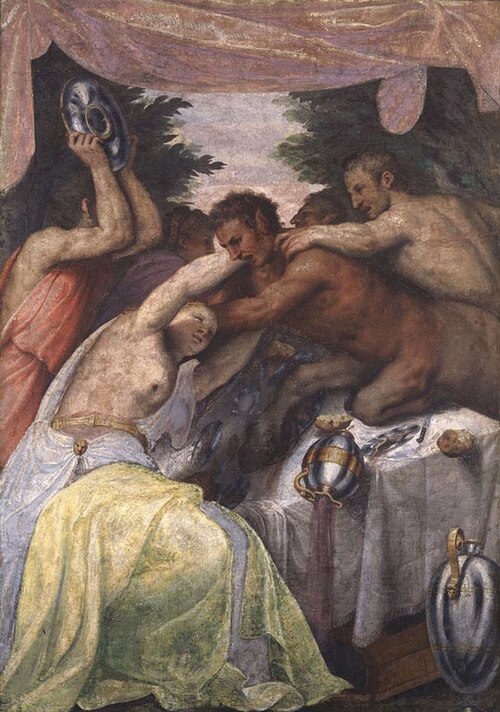 The Wedding of Pirithöus and Hippodamia (I), 1560, Lattanzio Gambara