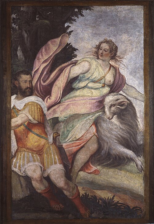 An Allegory (Fortitude and Charity?), 1560, Lattanzio Gambara