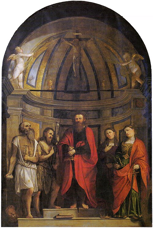 Pala Avogadro, 1548, Lattanzio Gambara
