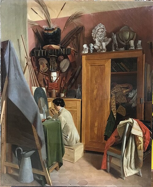 Intérieur d’atelier, 1855, Céline Dornier