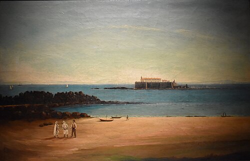 Le Fort Brescou, 1850, E. Bastide